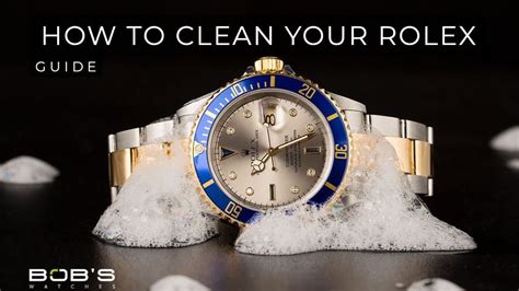 how to clean rolex glass|Rolex watch cleaning near me.